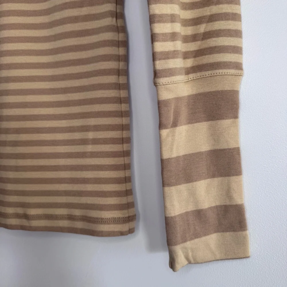J. Crew Slim Perfect Long Sleeve Tee Long Cuffs Yellow Haze Muted Small